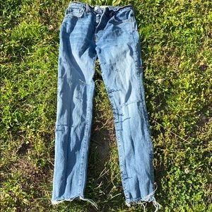 High Wasted Size 26 Button up jeans.